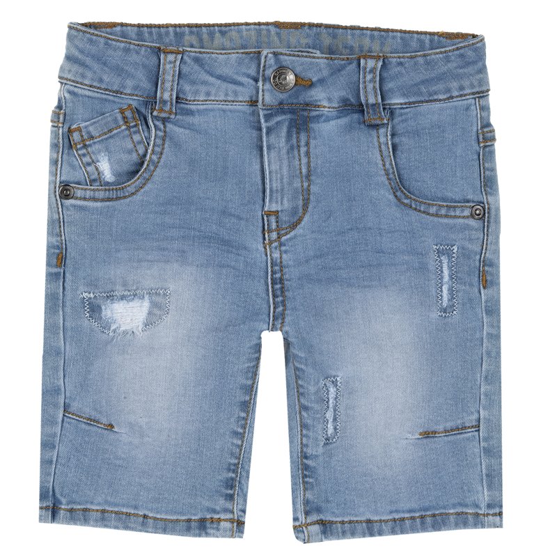 JEANS SHORTS - MEDIUM BLUE/LIGHT BLUE