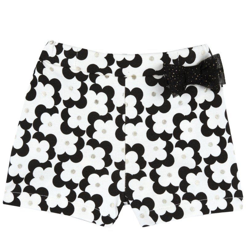 SHORTS - WHITE/BLACK