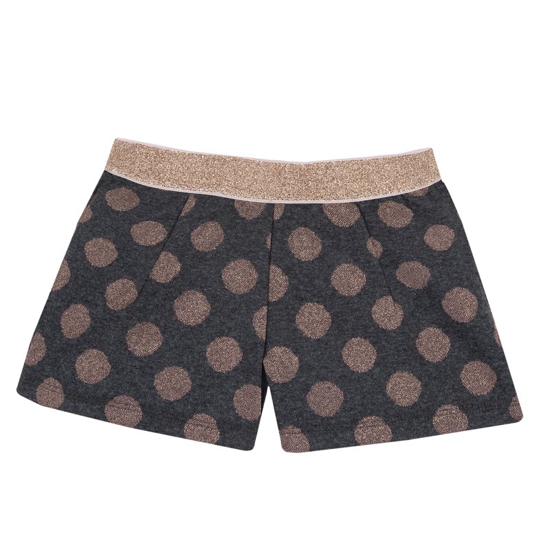 SHORTS - GREY PRINTED