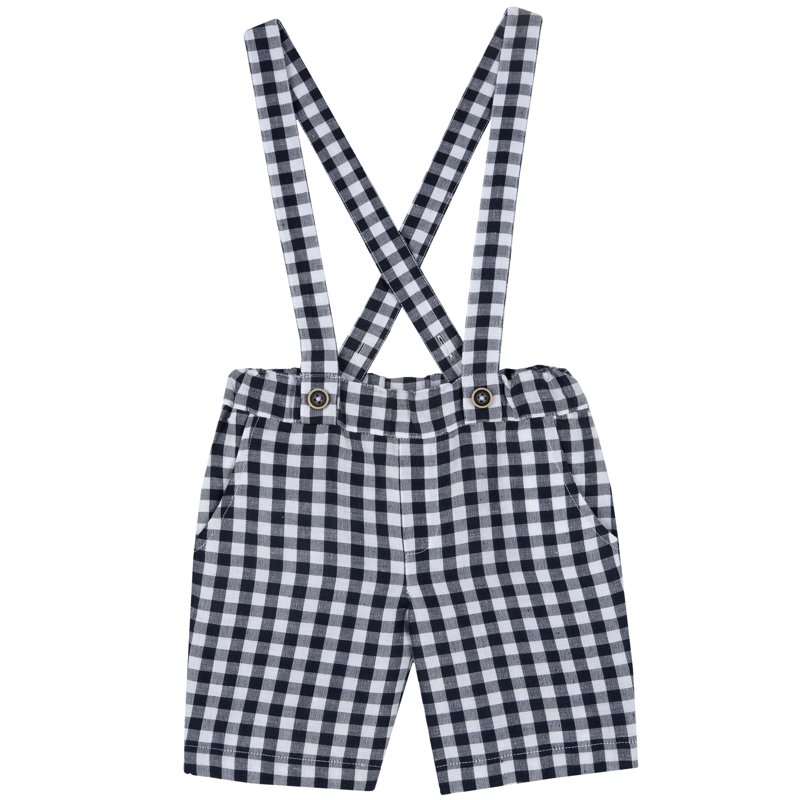 SHORTS - GREY STRIPED