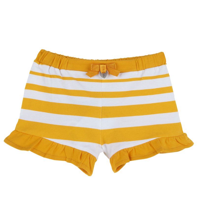 SHORTS - WHITE/YELLOW