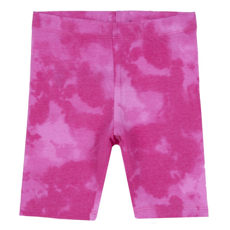 BIKE SHORTS - PINK STRIPED