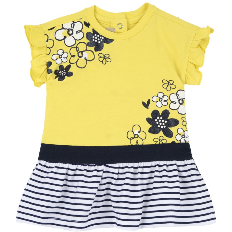 DRESS SHORT SLEEVE - MEDIUM YELLOW