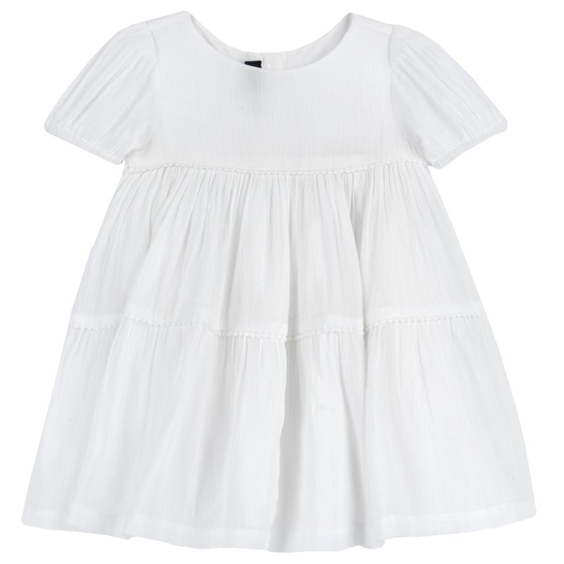 DRESS SHORT SLEEVE - WHITE