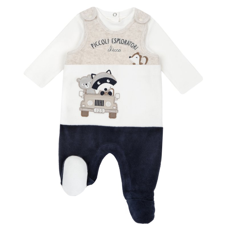 SET 2: BODYSUIT LONG SLEEVE + JUMPSUIT - LIGHT NATURAL