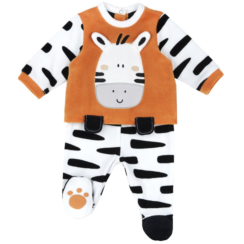 SET 2: BABY SWEATER + LEGGINGS - DARK ORANGE