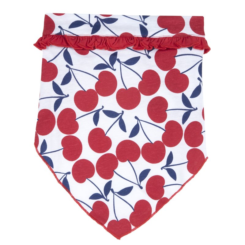BANDANA - WHITE/RED/GREY