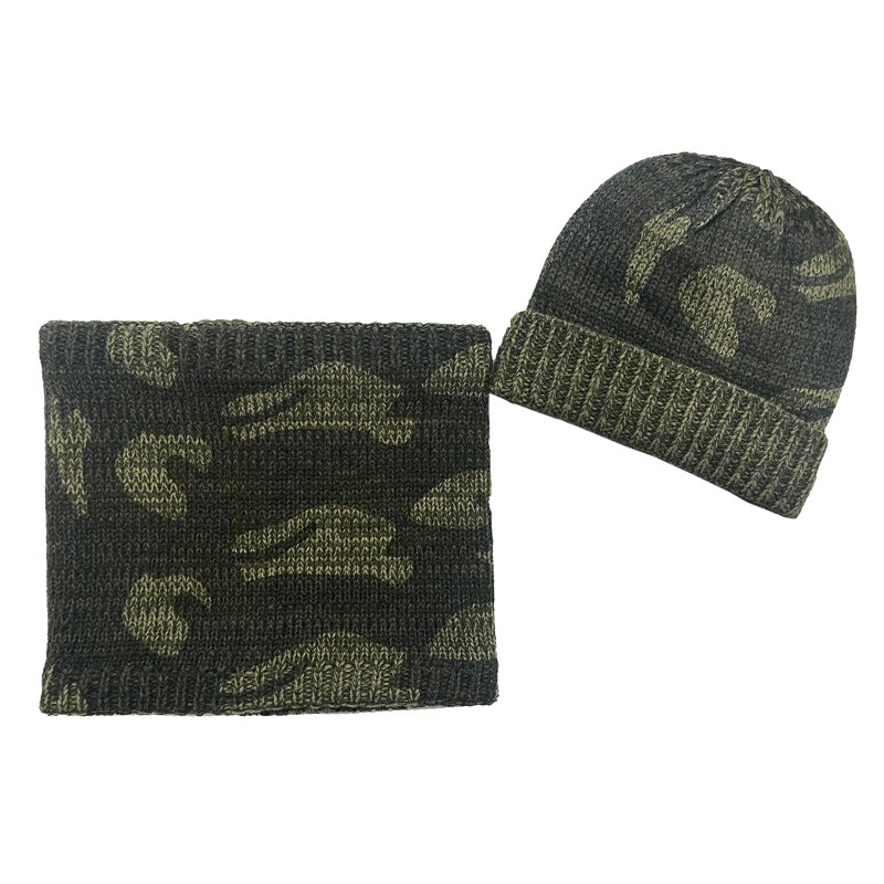 SET 2: HAT + SCARF - MEDIUM GREEN