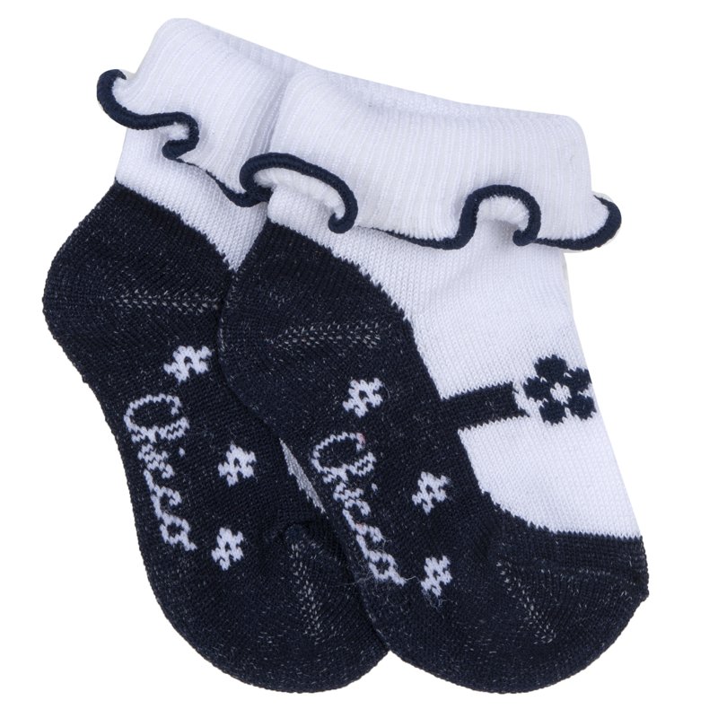 SOCKS - WHITE/BLUE