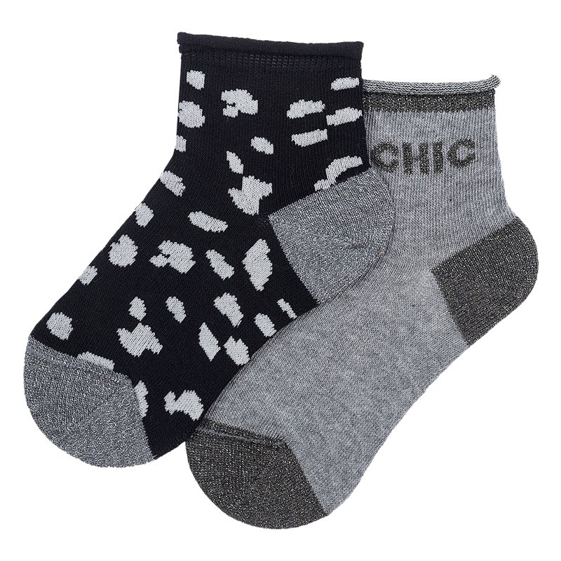 SOCKS 2 PACK - DARK GREY