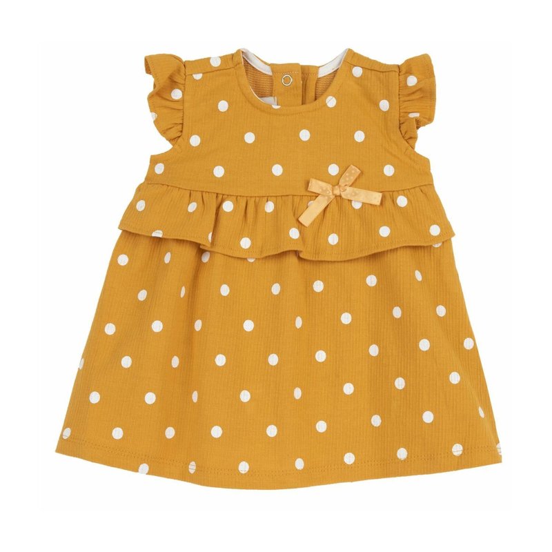 DRESS SLEEVELESS - DARK YELLOW