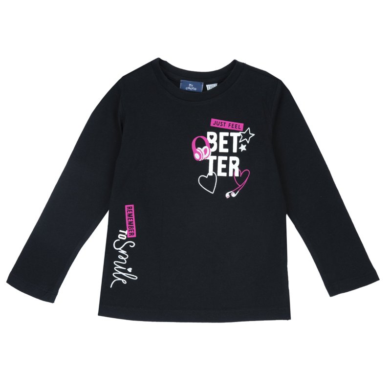 T-SHIRT LONG SLEEVE - BLACK