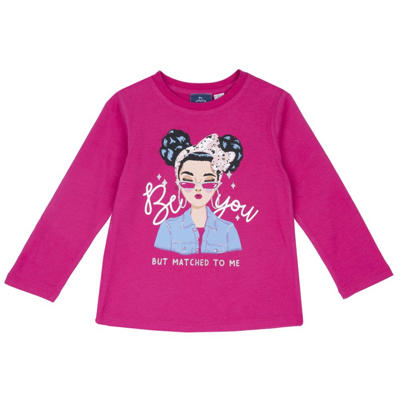 T-SHIRT LONG SLEEVE - DARK PINK