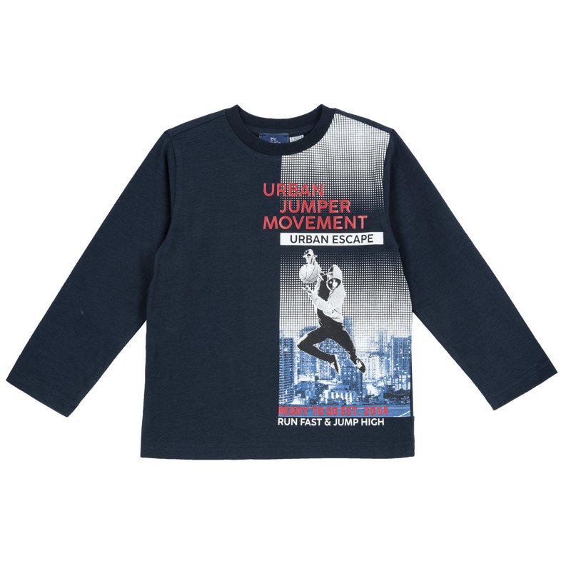 T-SHIRT LONG SLEEVE - DARK BLUE