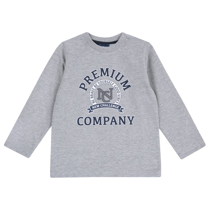 T-SHIRT LONG SLEEVE - MEDIUM GREY