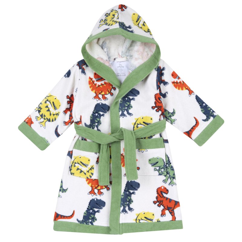 BATHROBE - NATURAL PRINTED