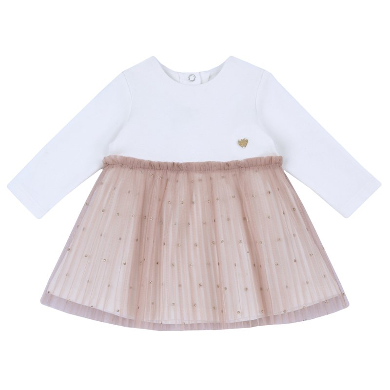 DRESS LONG SLEEVE - MEDIUM NATURAL