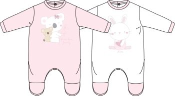 BODYSUIT LONG SLEEVE 2 PACK - MEDIUM YELLOW