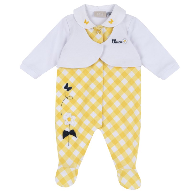 JUMPSUIT - WHITE/YELLOW