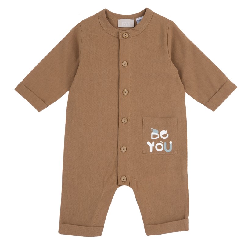 JUMPSUIT - MEDIUM BROWN
