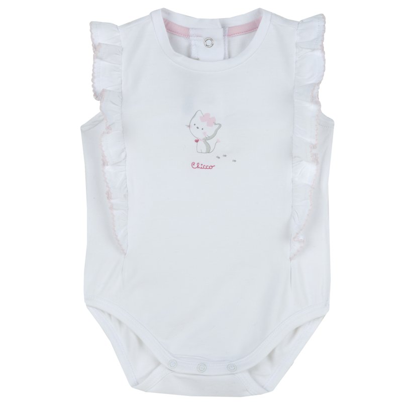 BODYSUIT SLEEVELESS - WHITE