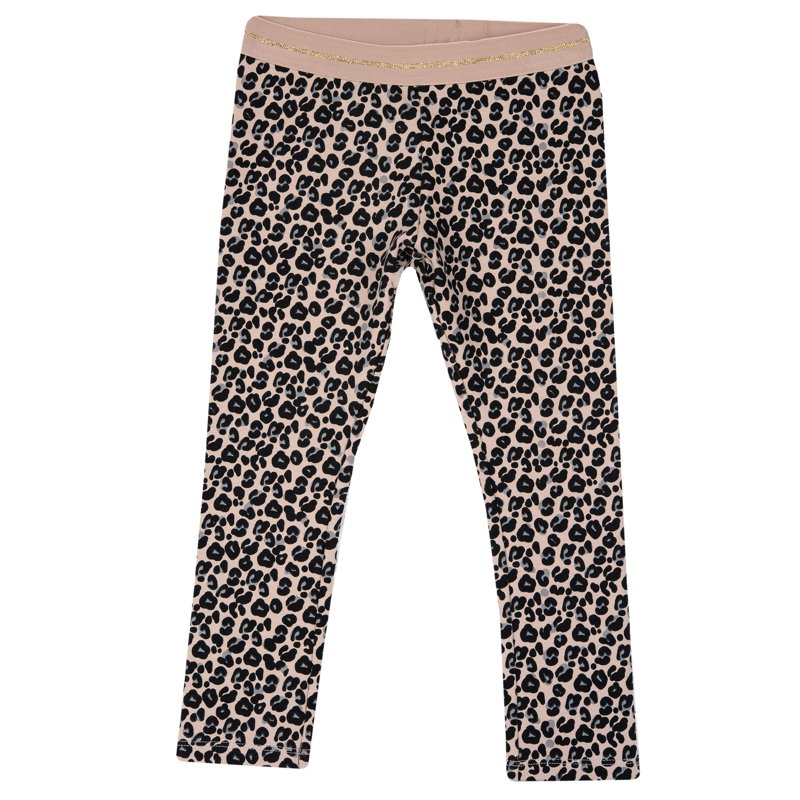 LEGGINGS - BROWN PRINTED