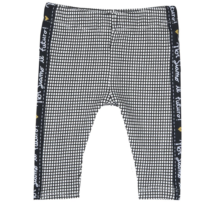 LEGGINGS - WHITE/BLACK