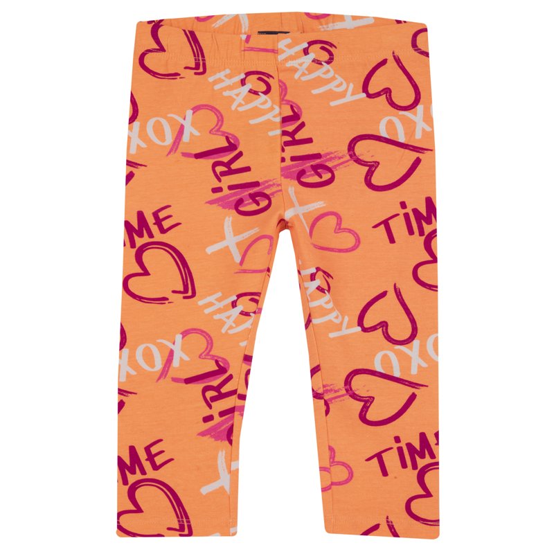 LEGGINGS - ORANGE PRINTED
