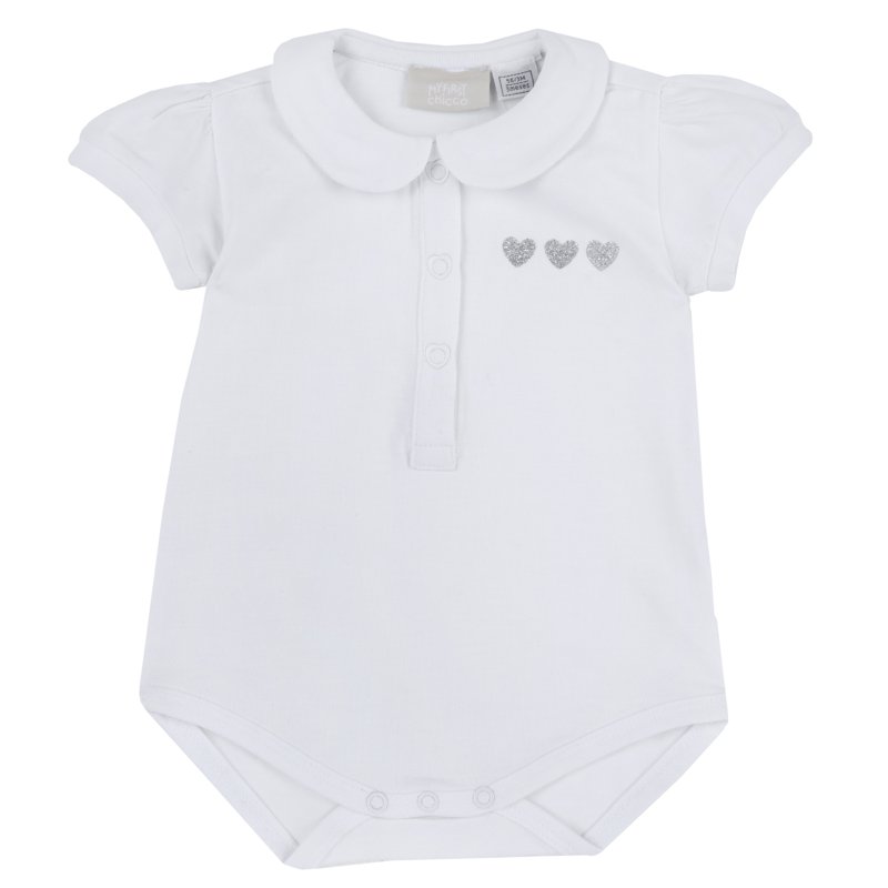 BODYSUIT SHORT SLEEVE - WHITE