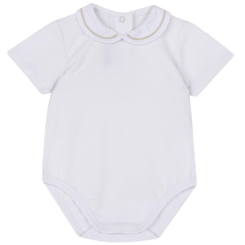 BODYSUIT SHORT SLEEVE - MEDIUM NATURAL