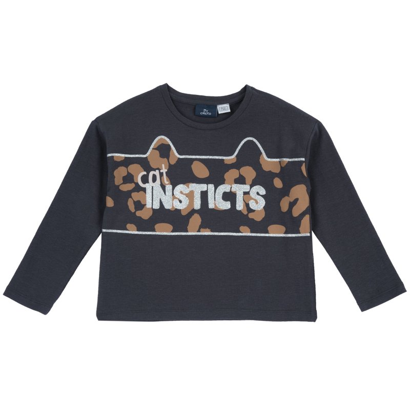 T-SHIRT LONG SLEEVE - DARK GREY