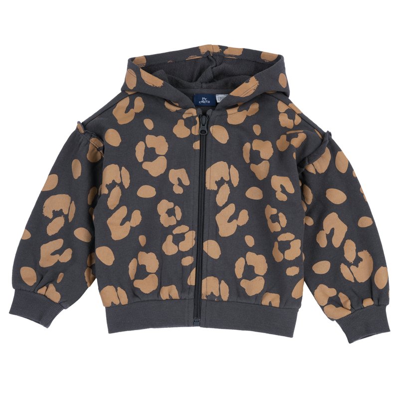 SWEATSHIRT - GREY PRINTED