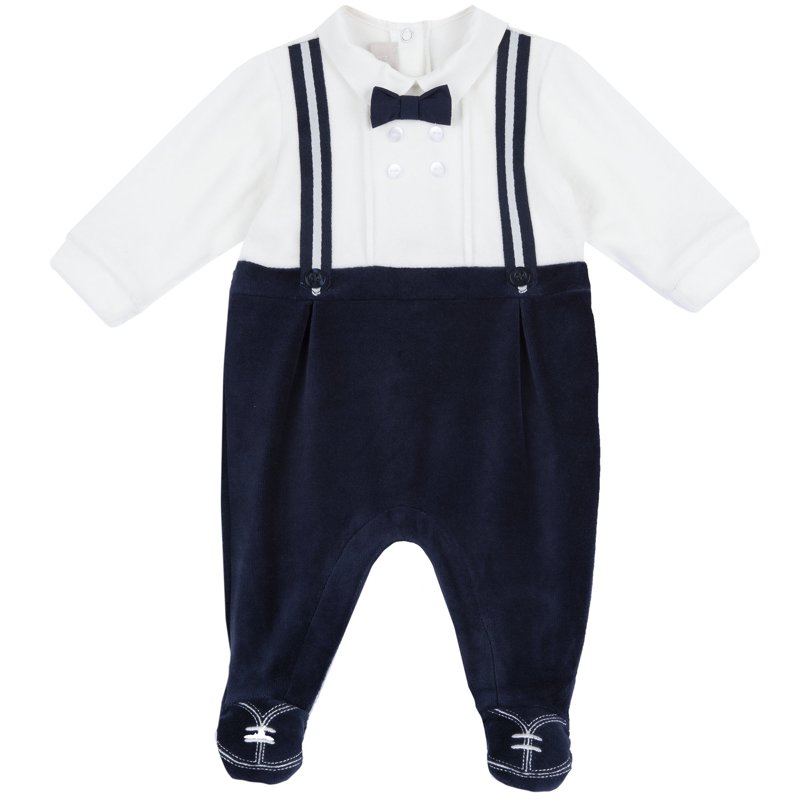 JUMPSUIT - WHITE/BLUE