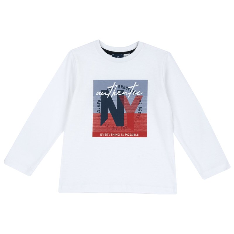 T-SHIRT LONG SLEEVE - WHITE