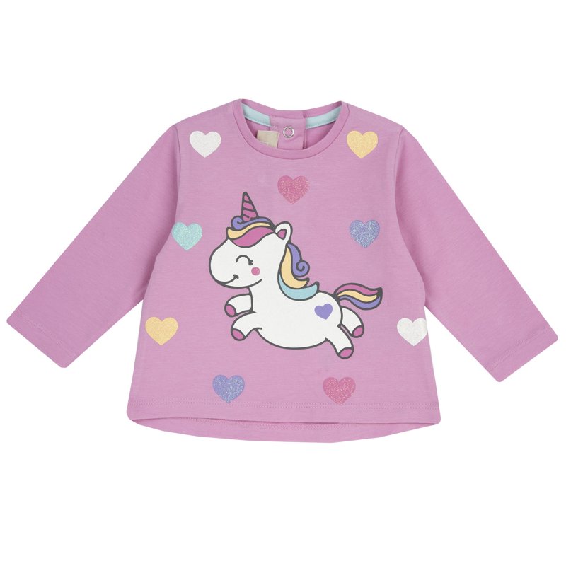 T-SHIRT LONG SLEEVE - MEDIUM PINK