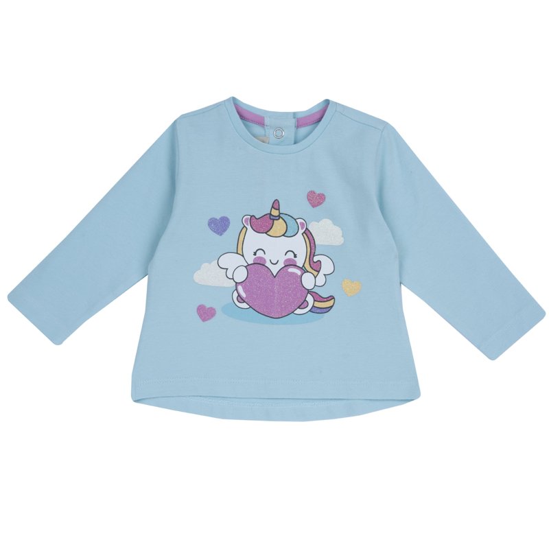 T-SHIRT LONG SLEEVE - LIGHT BLUE