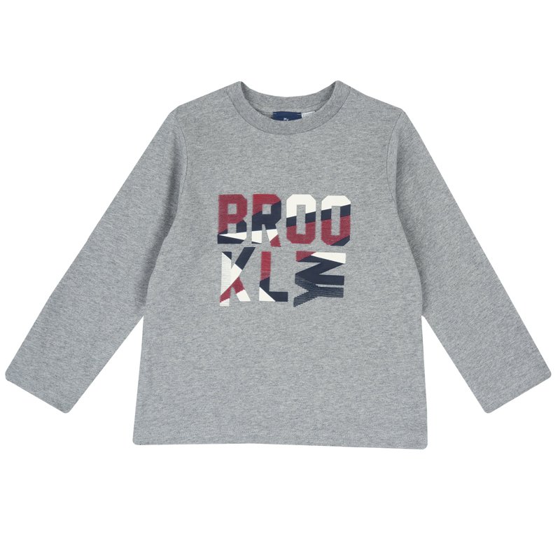 T-SHIRT LONG SLEEVE - MEDIUM GREY