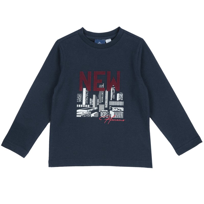 T-SHIRT LONG SLEEVE - DARK BLUE