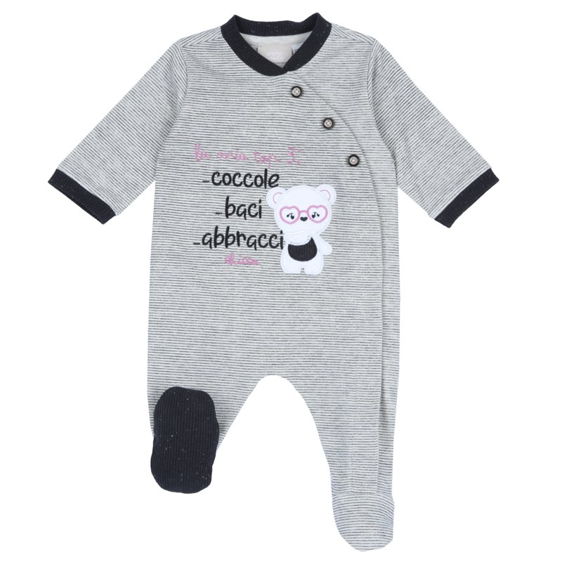 JUMPSUIT - GREY PRINTED