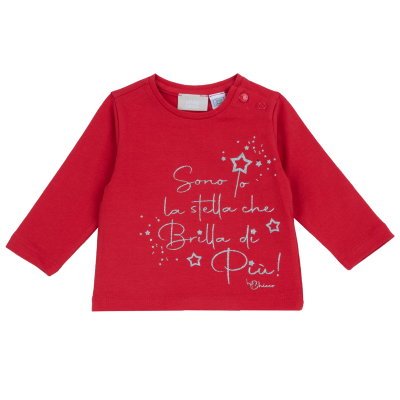 T-SHIRT LONG SLEEVE - MEDIUM RED