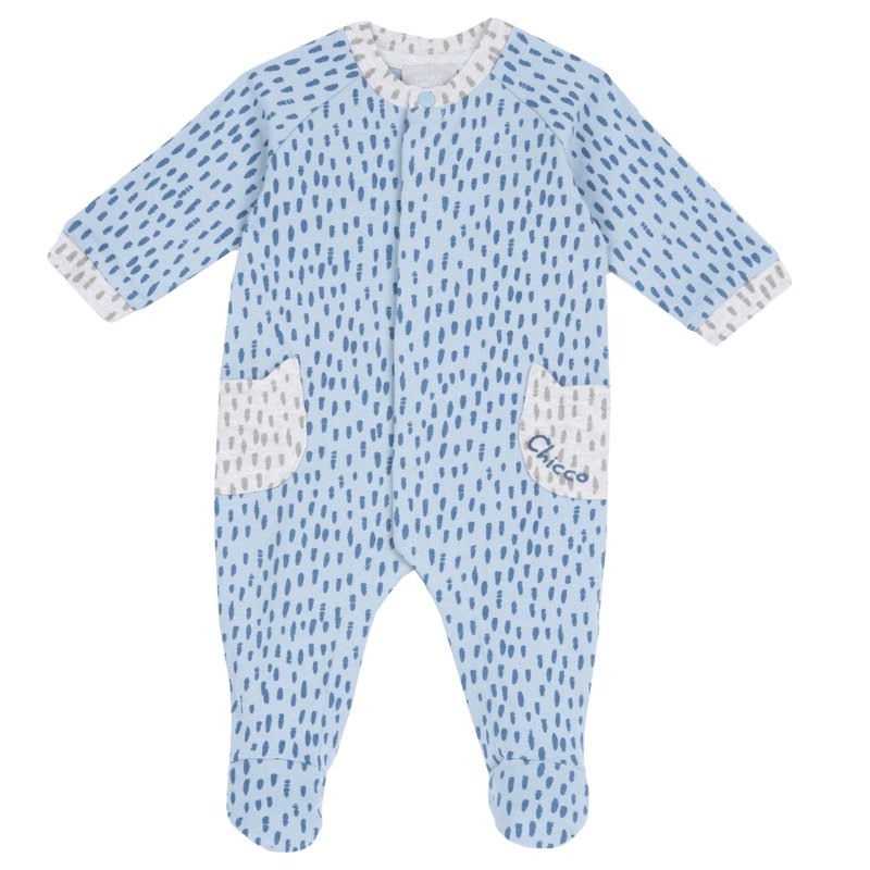 JUMPSUIT - LIGHT BLUE PRINTED
