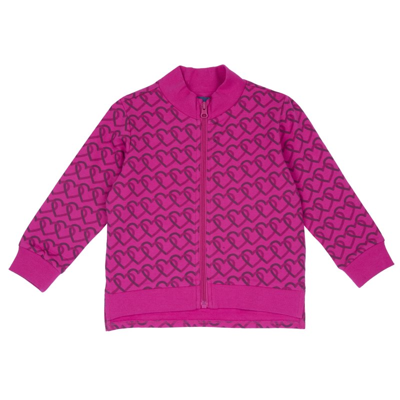 CARDIGAN - PINK PRINTED