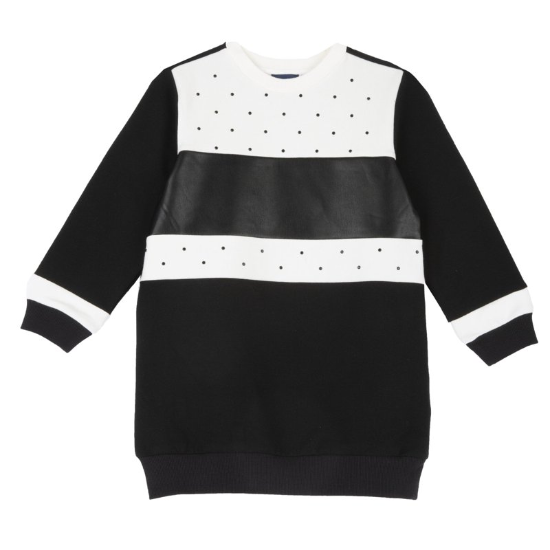 DRESS LONG SLEEVE - BLACK