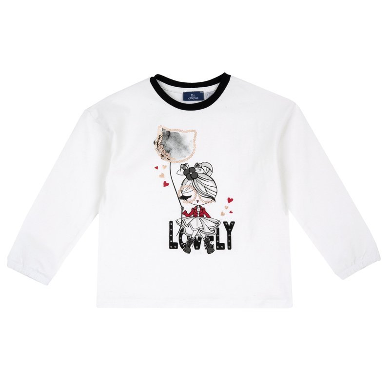 T-SHIRT LONG SLEEVE - WHITE