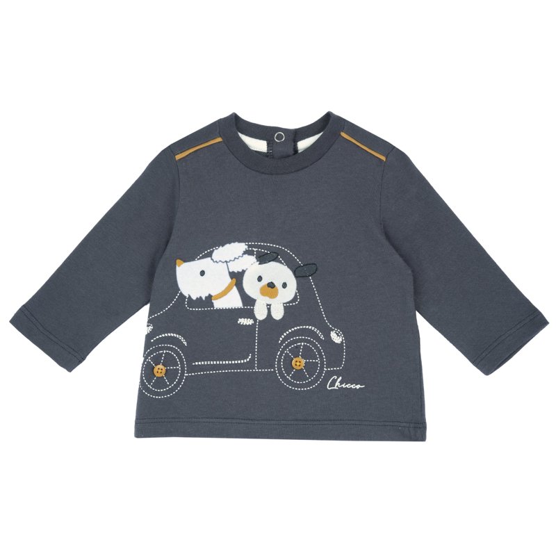 T-SHIRT LONG SLEEVE - DARK GREY