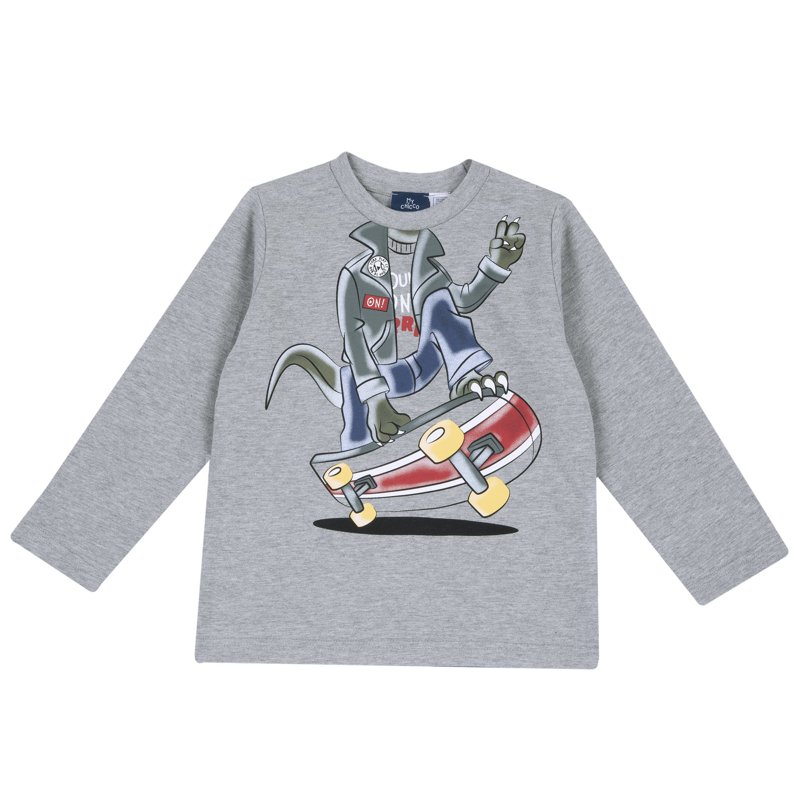 T-SHIRT LONG SLEEVE - MEDIUM GREY