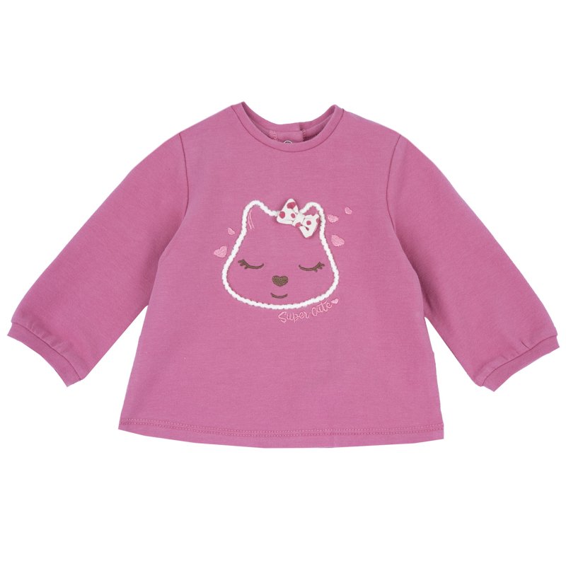 T-SHIRT LONG SLEEVE - MEDIUM PINK