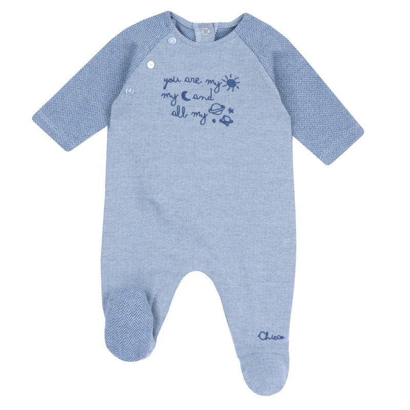 JUMPSUIT - DARK BLUE/LIGHT BLUE