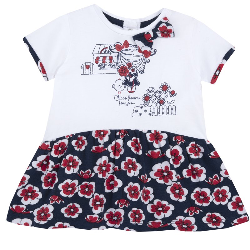 DRESS SHORT SLEEVE - WHITE