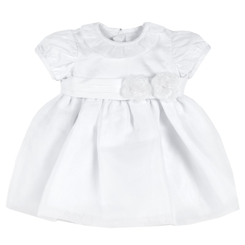 DRESS SHORT SLEEVE - WHITE